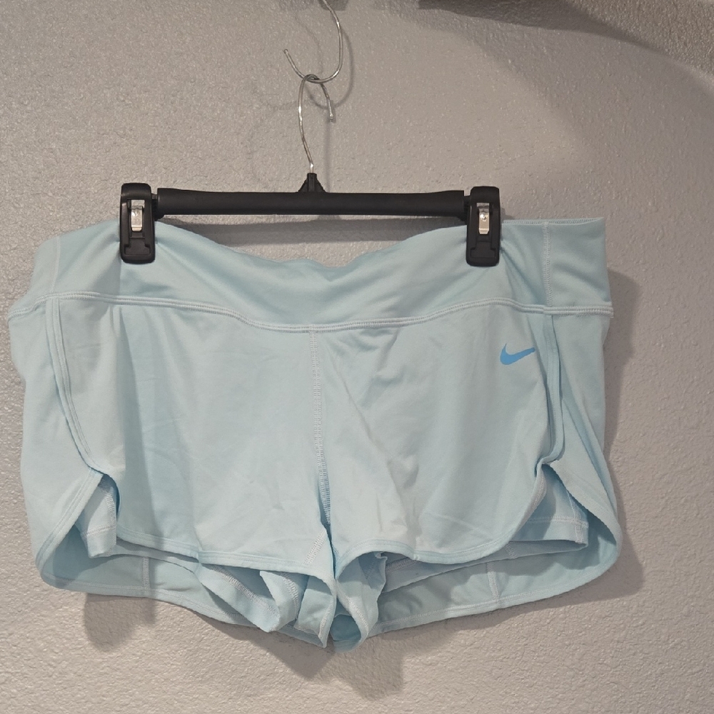Nike Women's Light Blue Shorts